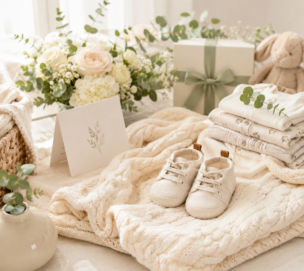 Custom baby celebration website preview