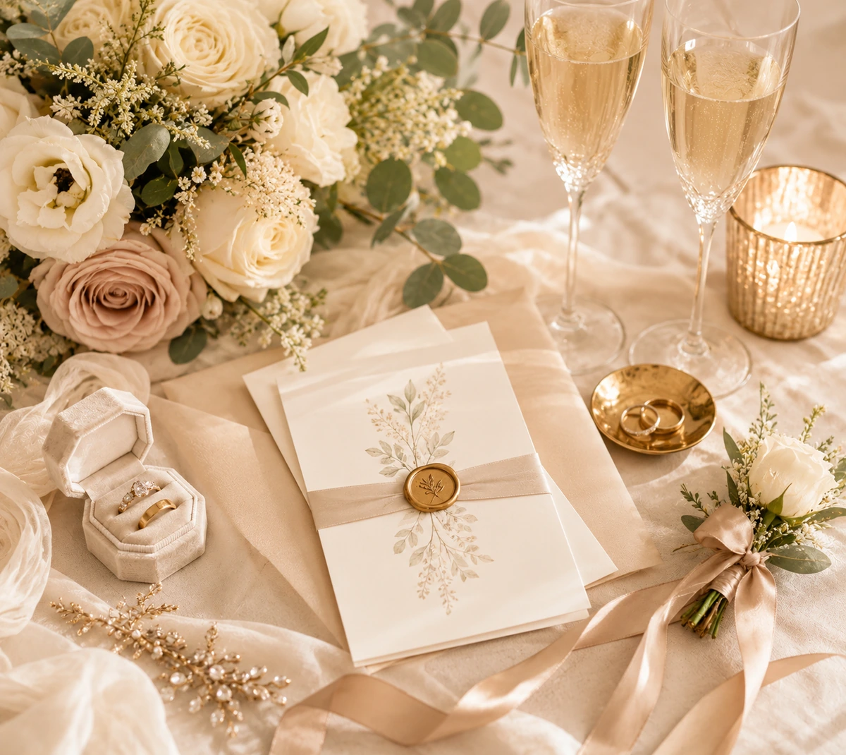 Custom wedding website preview